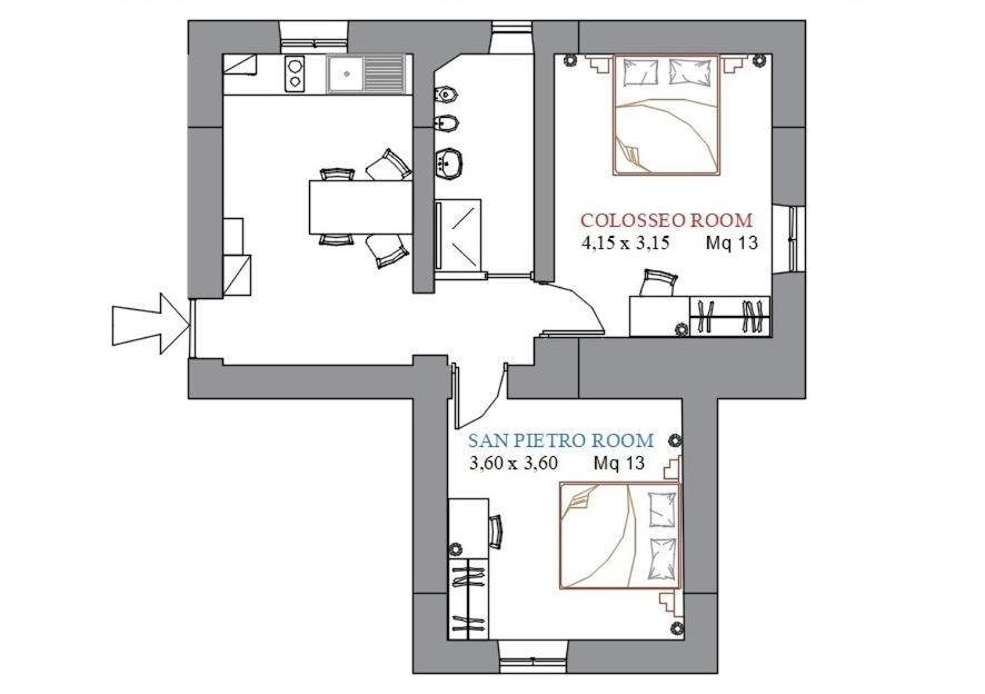 Romarina Appartement Buitenkant foto